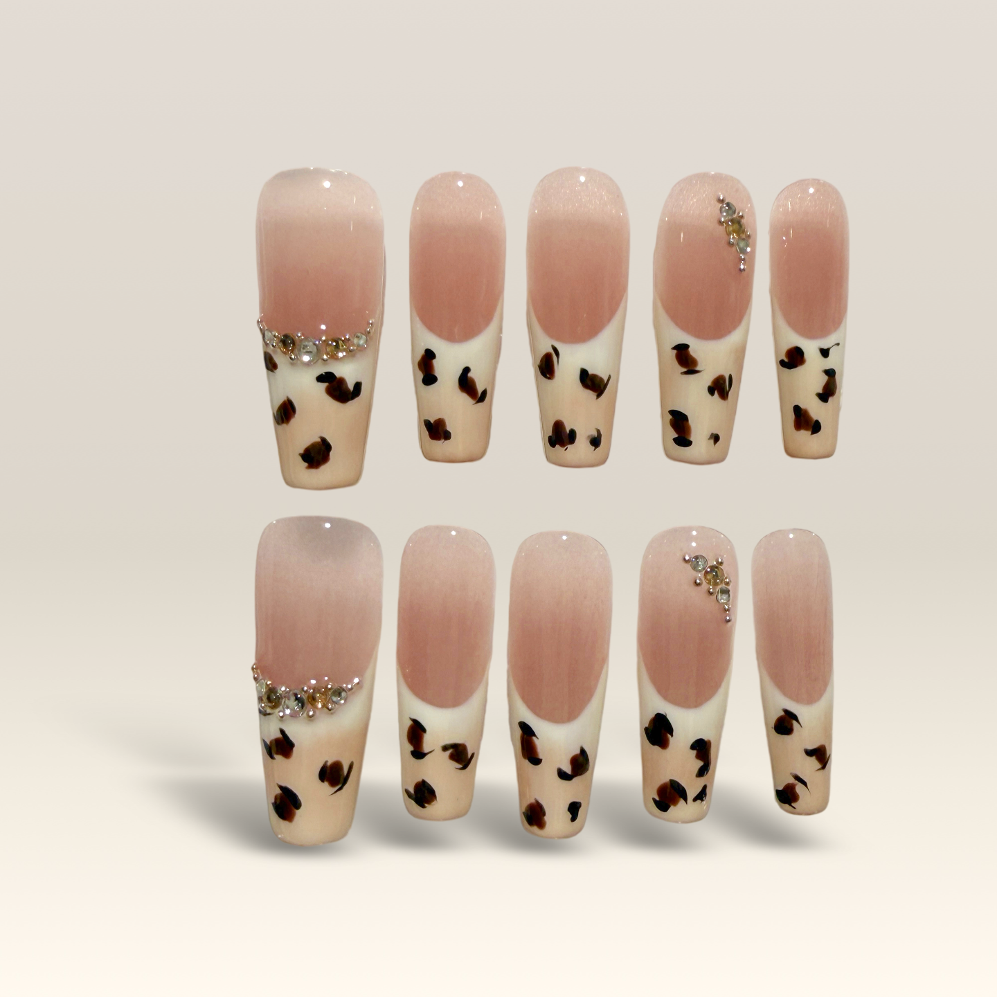 Nude Leopard Crystal