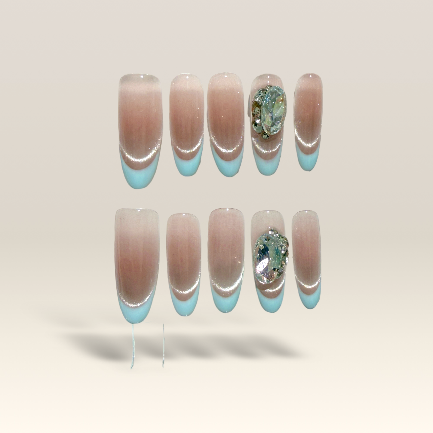 Turquoise Iridescent Gem