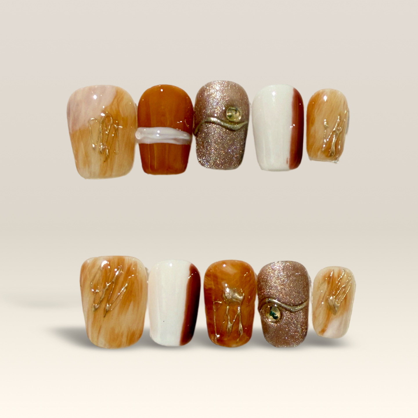 Caramel Ivory Gold