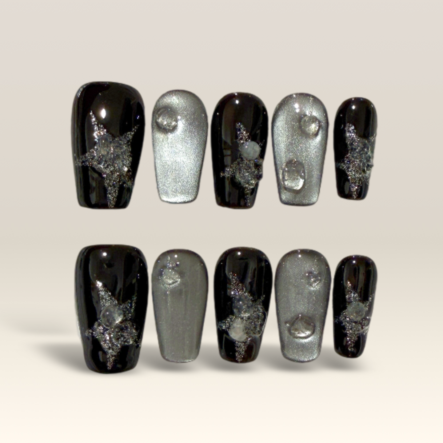 Black Silver Starfall