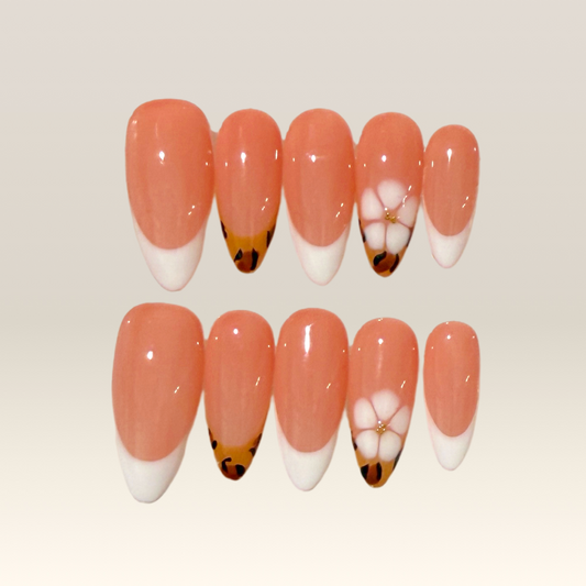 Peach Leopardo Bloom