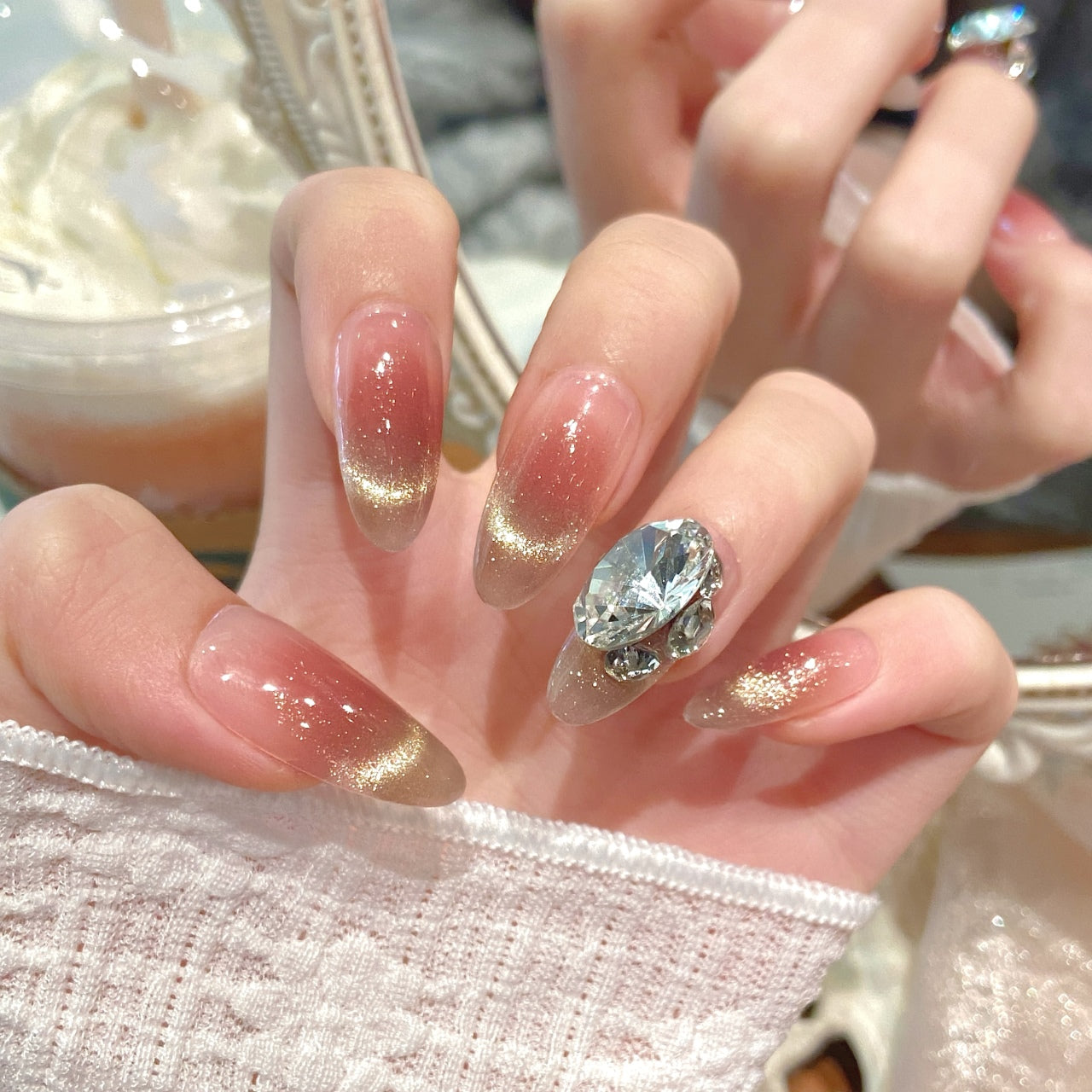 Blush Shimmer Ombré Diamond