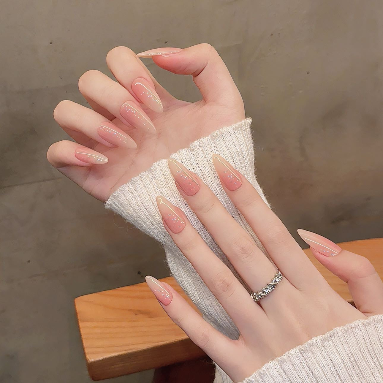 Blush Gradient Sheer