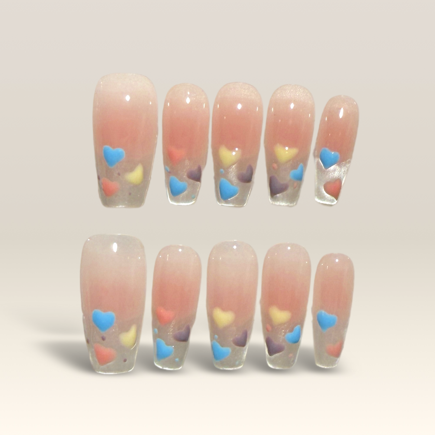 Pastel Hearts