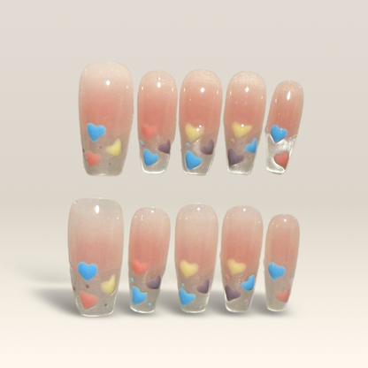 Pastel Hearts