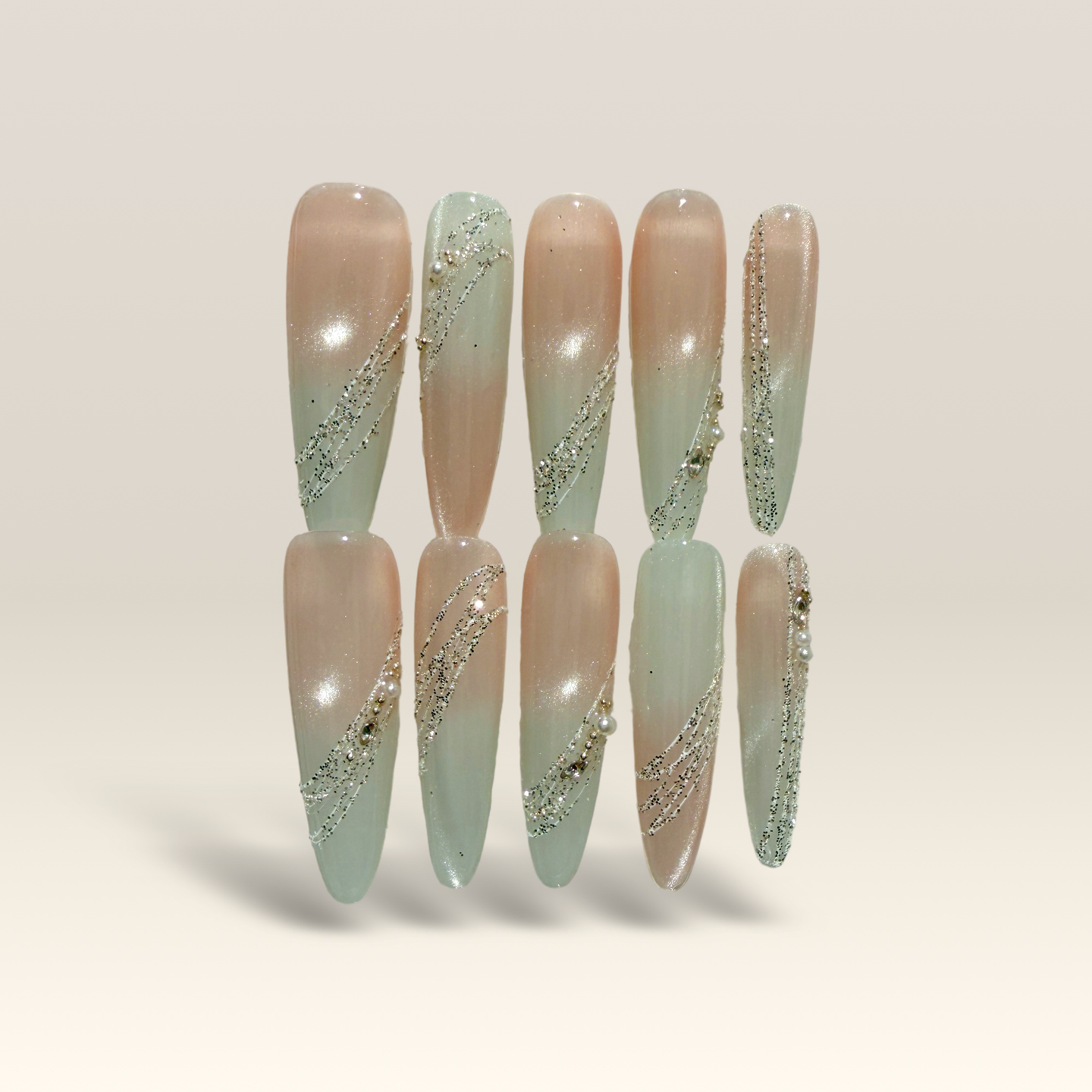 Pastel Pearl Lines