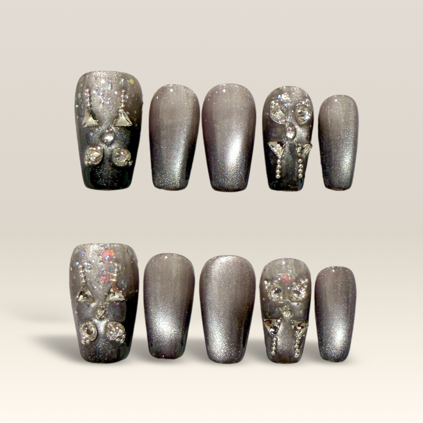 Grey Silver Crystal