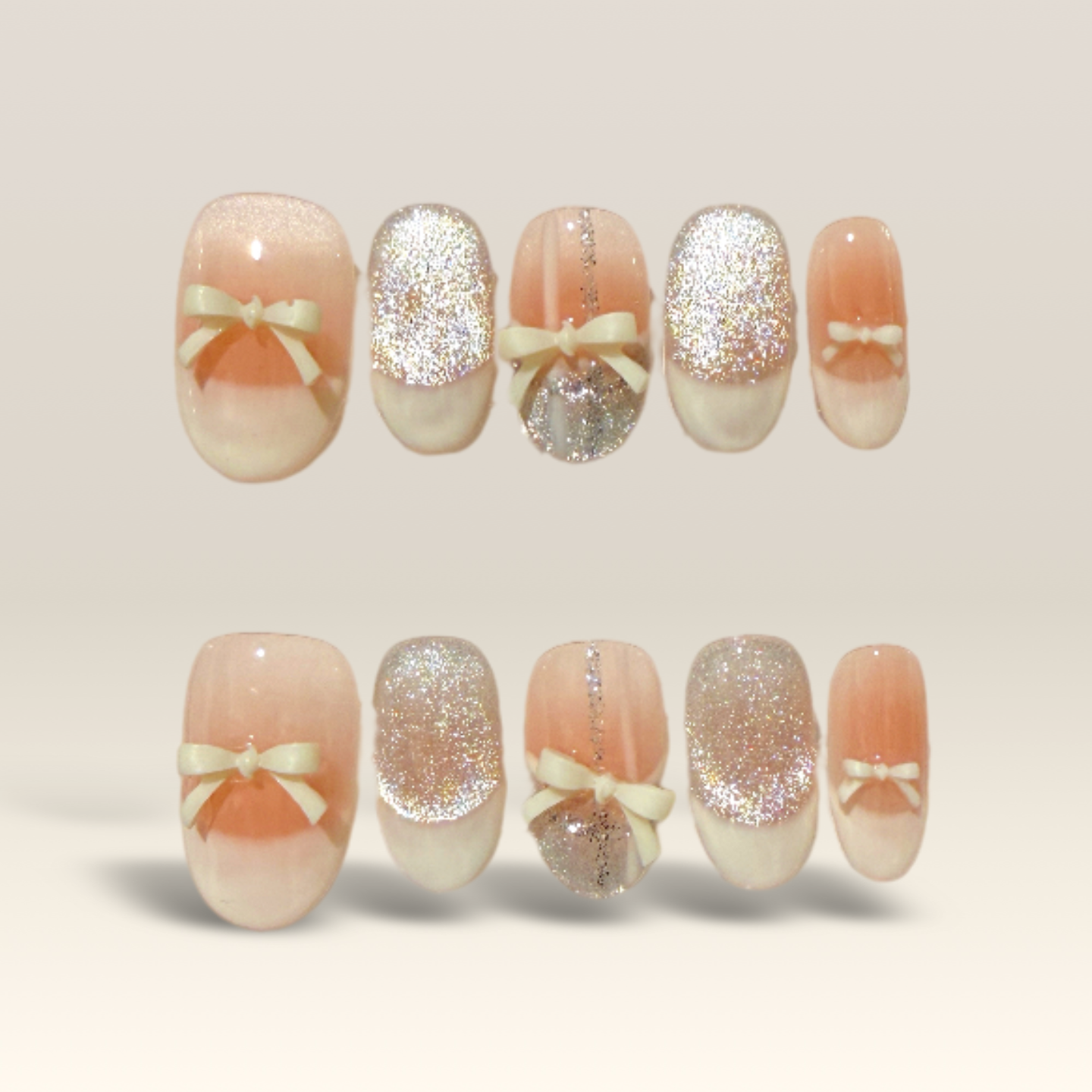 Peach Ballet Bow