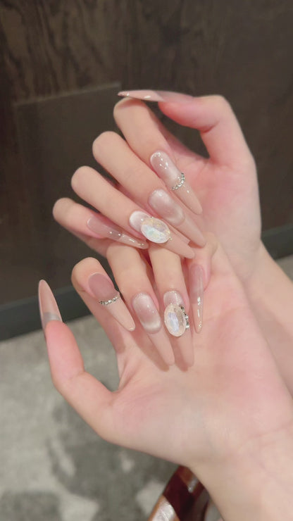 Nude Iridescent Gem