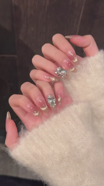 Blush Shimmer Ombré Diamond